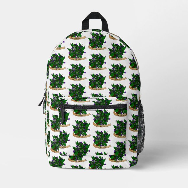 Ranger Dice Design Printed Backpack (Front)