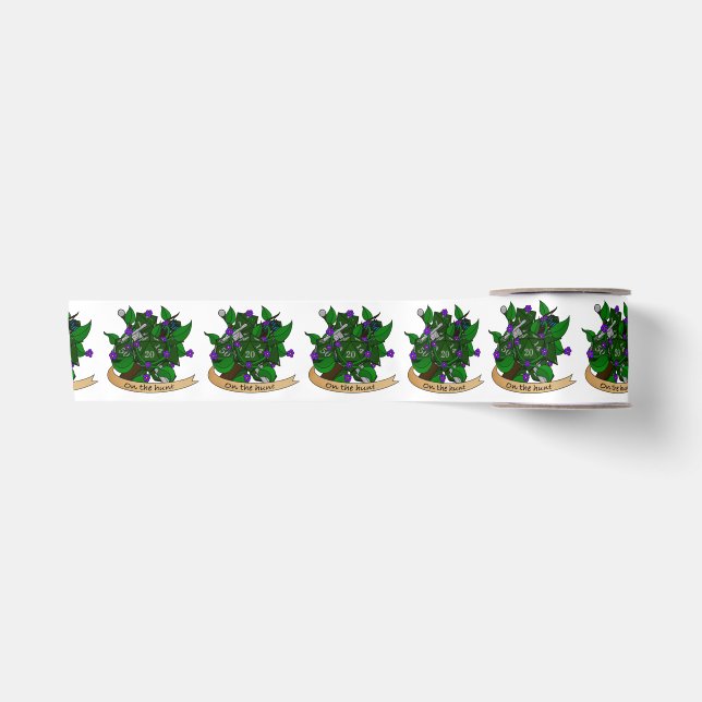 Ranger Dice Design Satin Ribbon (Front)