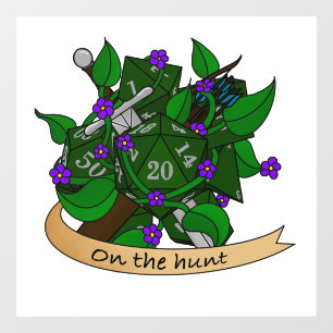 Ranger Dice Design Window Cling