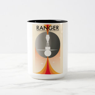 Ranger Exploration & Photography of the Moon Two-Tone Coffee Mug