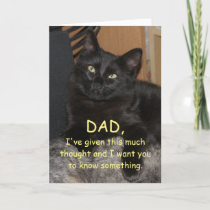 Ranger Kitty Honoured Kid Father's Day Card