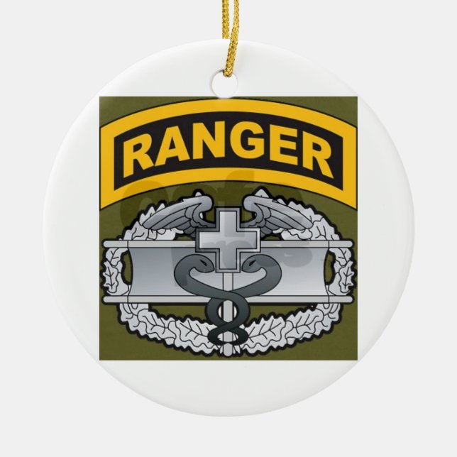 Ranger Medic Ceramic Tree Decoration (Front)