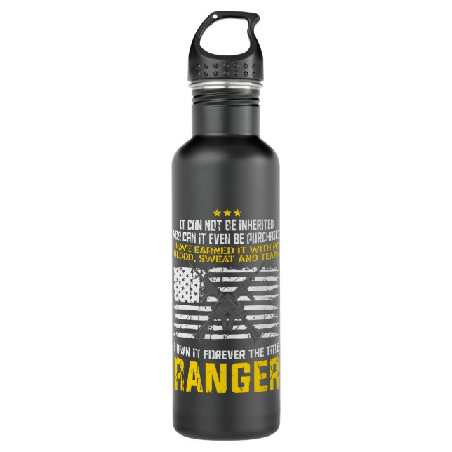 Ranger Military Design 710 Ml Water Bottle (Front)