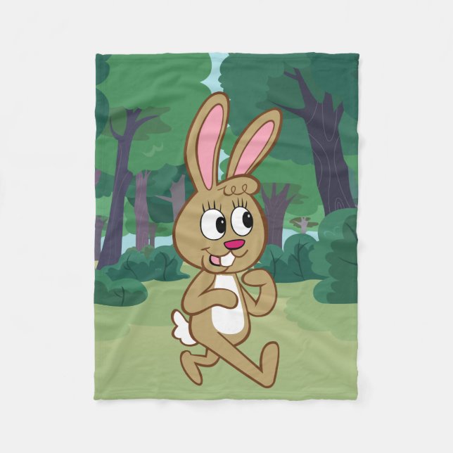 Ranger Rick | Becky Hare Fleece Blanket (Front)