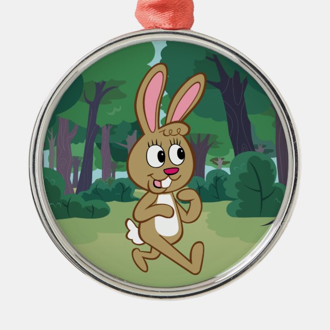 Ranger Rick | Becky Hare Metal Tree Decoration (Front)