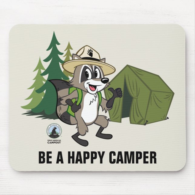 Ranger Rick | Great American Campout -Tent Mouse Mat (Front)