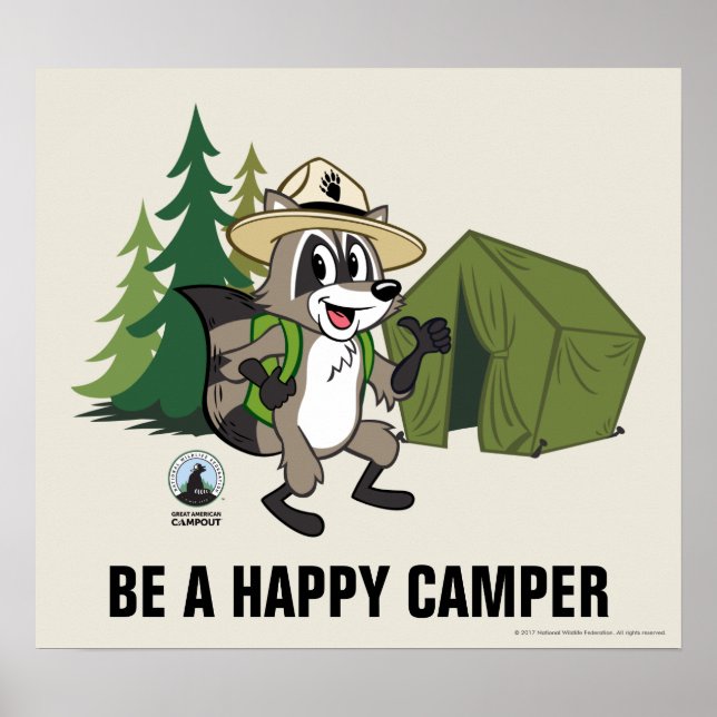 Ranger Rick | Great American Campout -Tent Poster (Front)