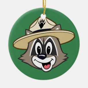 Ranger Rick   Ranger Rick Face Ceramic Tree Decoration