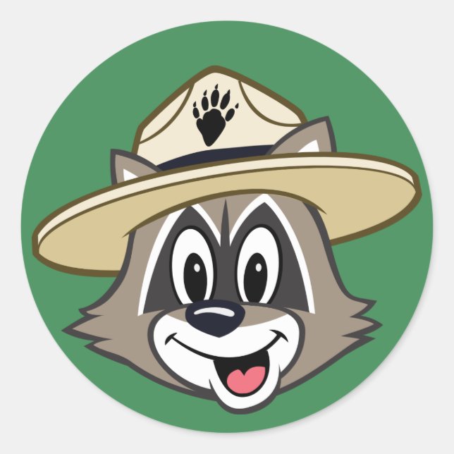 Ranger Rick | Ranger Rick Face Classic Round Sticker (Front)