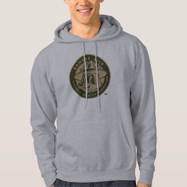Ranger Rick | Ranger Rick Khaki Logo Hoodie (Front)