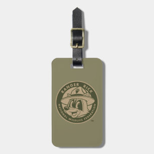 Ranger Rick   Ranger Rick Khaki Logo Luggage Tag