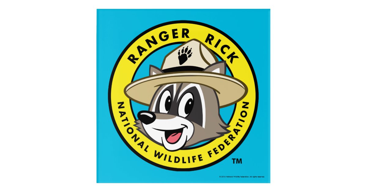 Ranger Rick | Ranger Rick Logo Acrylic Wall Art | Zazzle