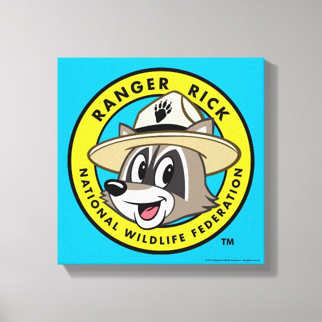 Ranger Rick | Ranger Rick Logo Canvas Print (Front)