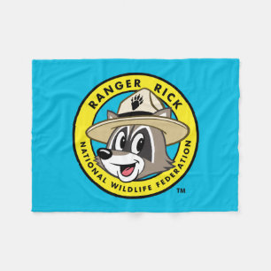 Ranger Rick   Ranger Rick Logo Fleece Blanket