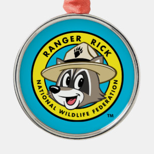 Ranger Rick   Ranger Rick Logo Metal Tree Decoration