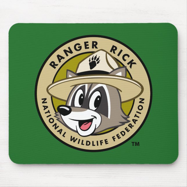 Ranger Rick | Ranger Rick Logo Mouse Mat (Front)