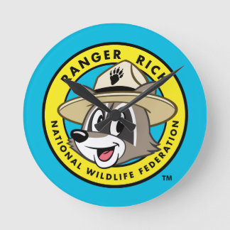 Ranger Rick | Ranger Rick Logo Round Clock