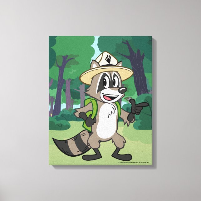 Ranger Rick | Ranger Rick Pointing Canvas Print (Front)
