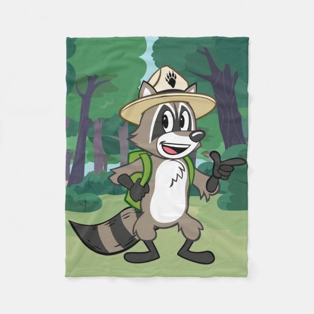 Ranger Rick | Ranger Rick Pointing Fleece Blanket (Front)