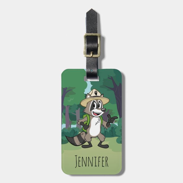 Ranger Rick | Ranger Rick Pointing Luggage Tag (Front Vertical)
