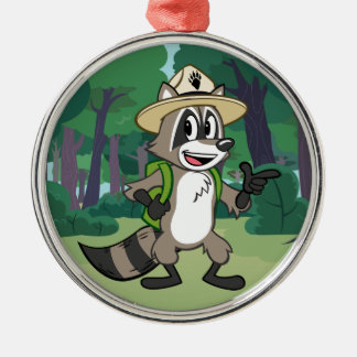 Ranger Rick | Ranger Rick Pointing Metal Tree Decoration