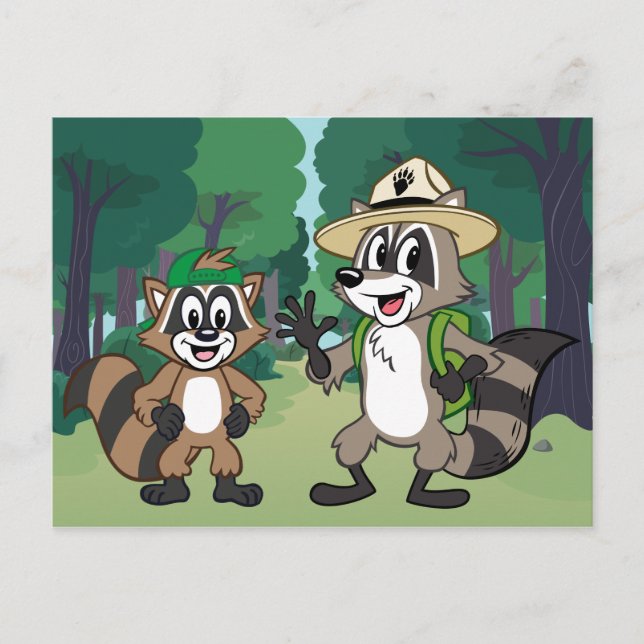 Ranger Rick | Ranger Rick & Ricky Postcard (Front)