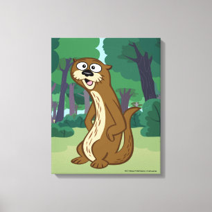 Ranger Rick   Reggie Otter Canvas Print