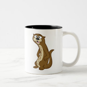 Ranger Rick Reggie Otter Two-Tone Coffee Mug