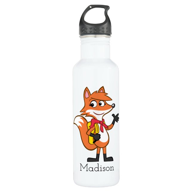 Ranger Rick | Scarlett Fox Waving 710 Ml Water Bottle (Front)