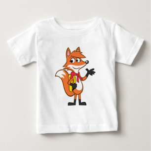Ranger Rick Scarlett Fox Waving Baby T-Shirt