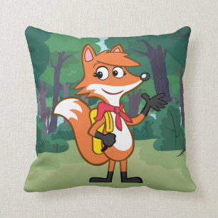 Ranger Rick   Scarlett Fox Waving Cushion