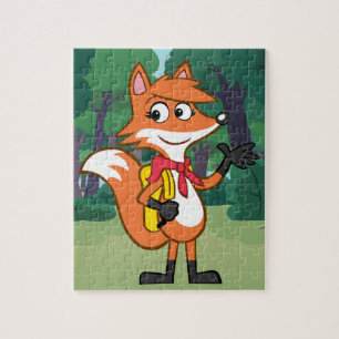 Ranger Rick   Scarlett Fox Waving Jigsaw Puzzle