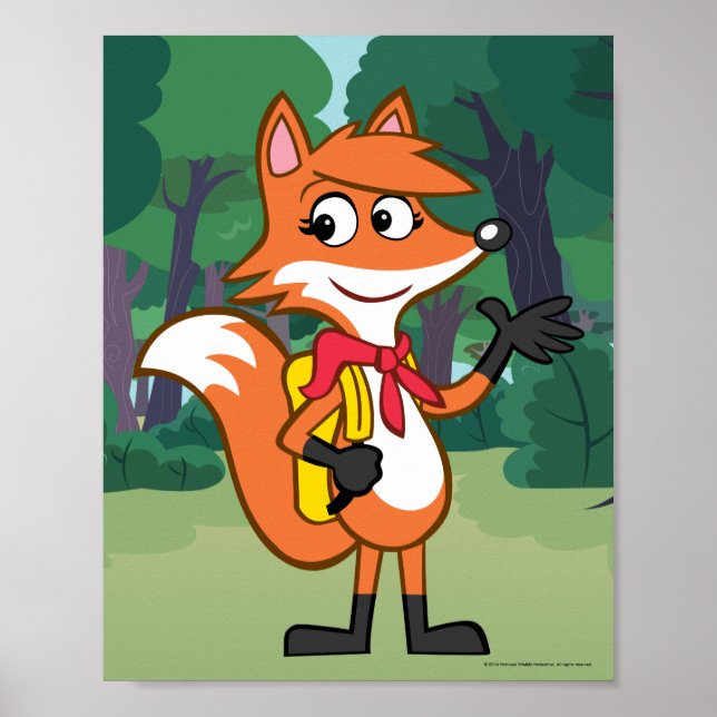 Ranger Rick | Scarlett Fox Waving Poster (Front)