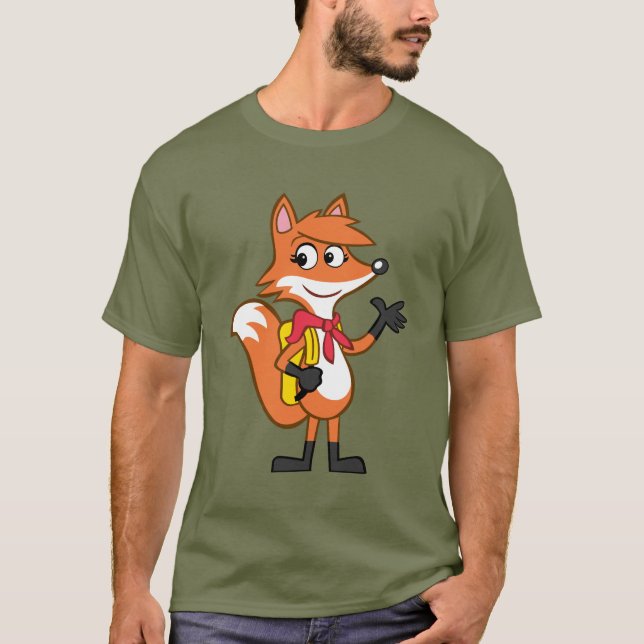 Ranger Rick | Scarlett Fox Waving T-Shirt (Front)