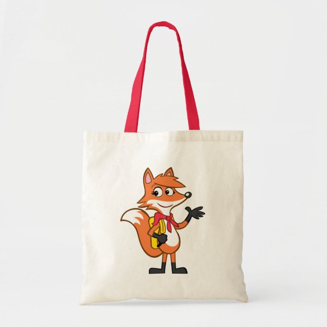 Ranger Rick | Scarlett Fox Waving Tote Bag (Front)
