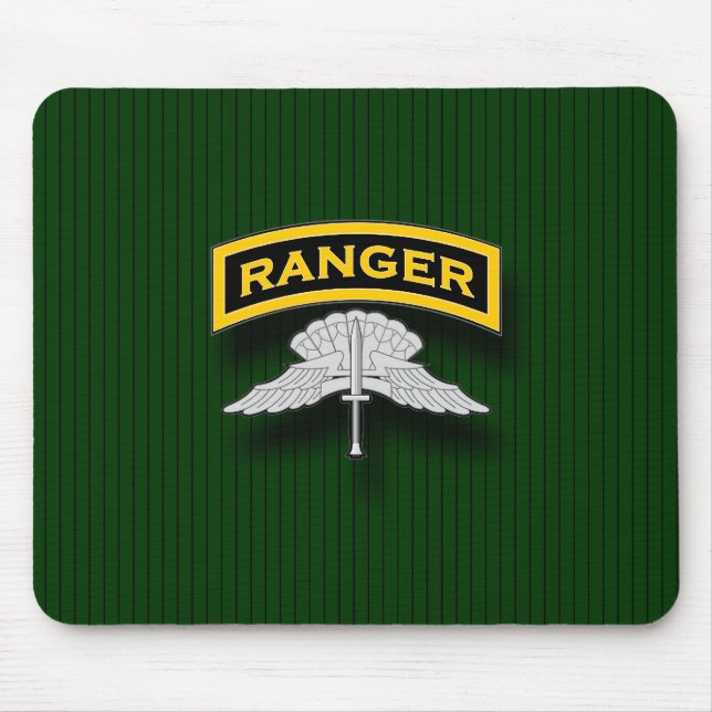 Ranger tab and HALO badge Mouse Mat (Front)