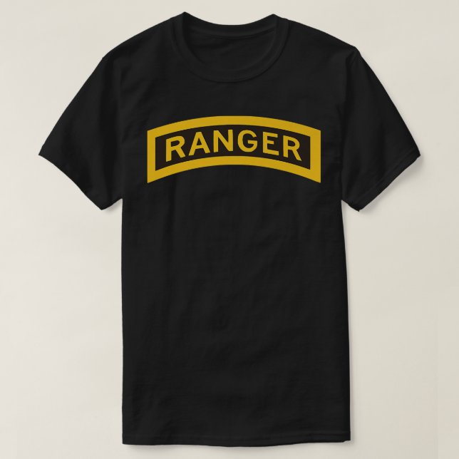 Ranger Tab (Front) & Infantry Branch Crossed Rifle T-Shirt (Design Front)