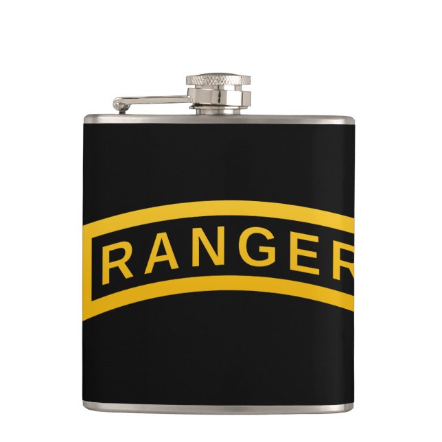 Ranger Tab Hip Flask (Front)