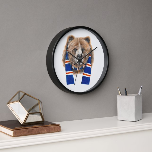Rangers Bear - Clock (Office)