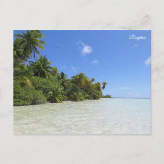 Rangiroa Blue Lagoon Holiday Postcard