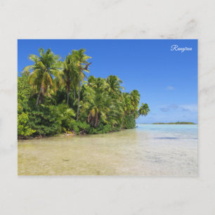 Rangiroa Blue Lagoon Postcard