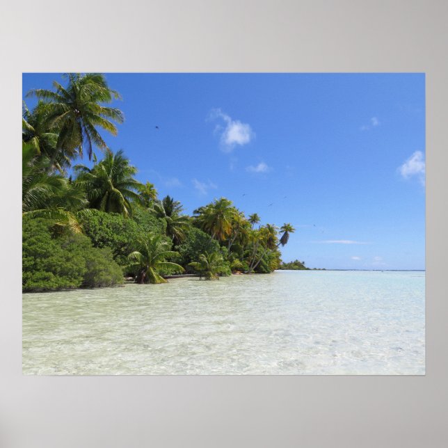 Rangiroa Blue Lagoon Poster (Front)