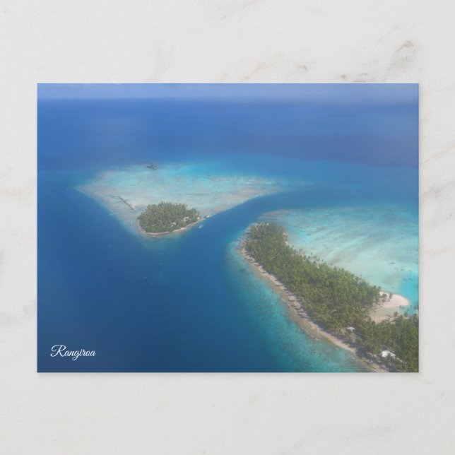 Rangiroa French Polynesia Holiday Postcard (Front)