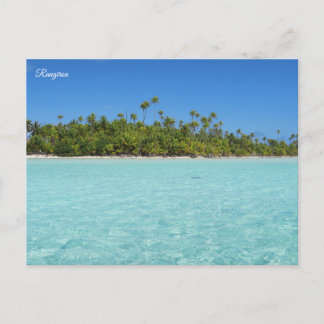 Rangiroa Tropical Island Holiday Postcard