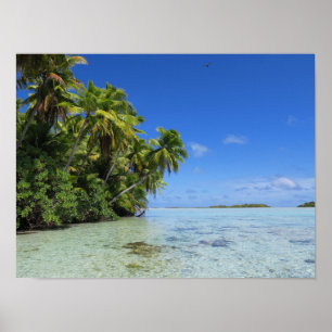 Rangiroa tropical island poster