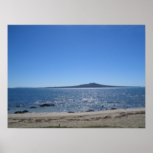 Rangitoto Island, New Zealand Poster (Front)