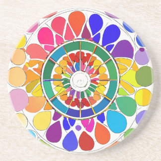 Rangoli design coaster