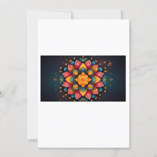 Rangoli Thank You Card