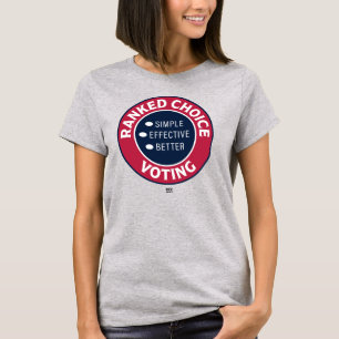 Ranked Choice Voting circular seal T-Shirt