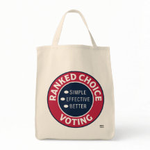Ranked Choice Voting seal and choices